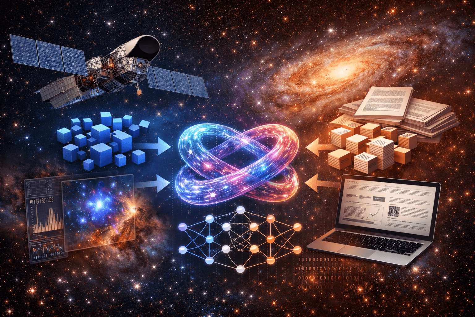 Contrastive Learning: Aligning Chandra Event Data with Research Papers